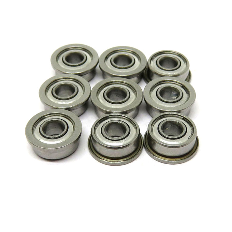 SMF84ZZ AISI440C Stainless steel SMF84-2RS Flanged miniature ball bearing 4x8x3mm